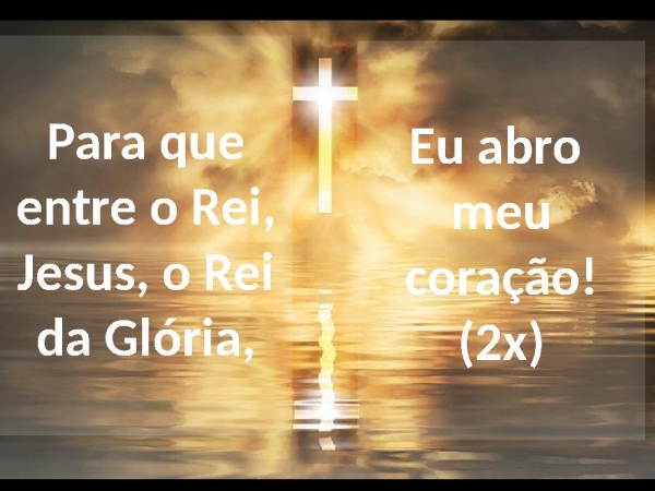 Medley - Para que Entre o Rei - Lindo és - A Ele a Gloria - página 1