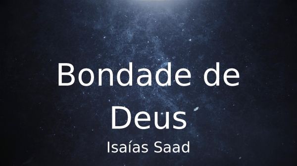 Bondade de Deus - página 1