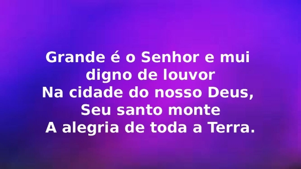 Grande É o Senhor - página 2