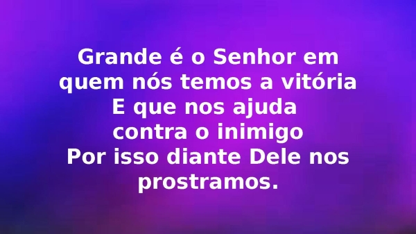 Grande É o Senhor - página 3