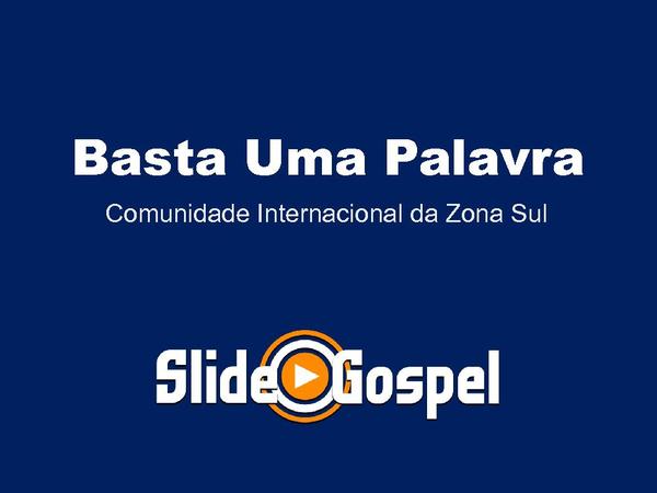 Basta Uma Palavra - página 1