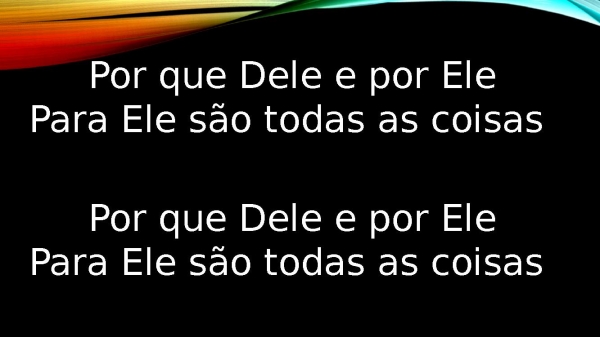 A Ele a Gloria.pptx - página 2