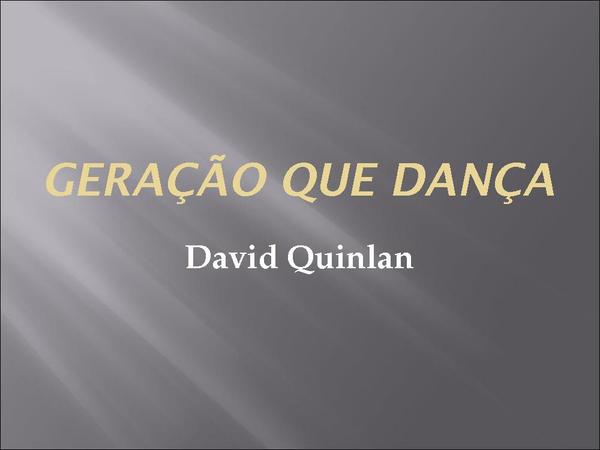 Geração Que Dança - página 1