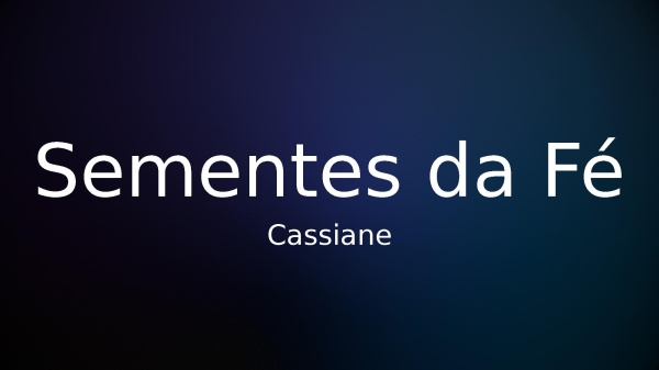 Sementes da Fé - página 1