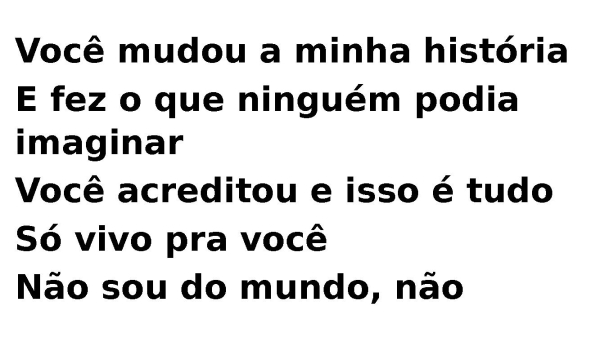 Te Agradeço - Grande É o Senhor - Abra Os Olhos do Meu Coração - página 4