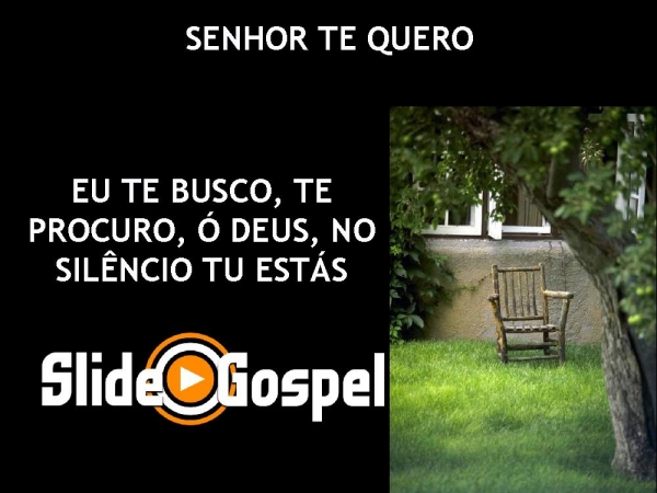 SENHOR TE QUERO - página 1