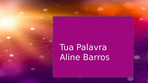 Tua pALAVRA - página 1