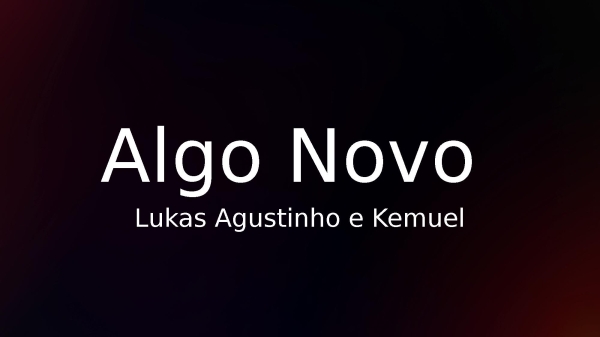 Algo Novo - página 1