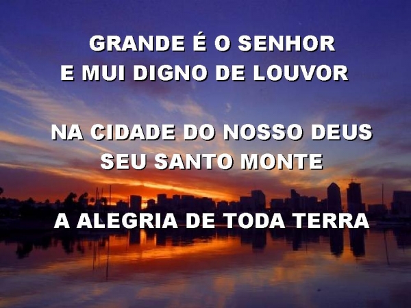 Grande é o Senhor - página 2