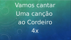 Canção ao Cordeiro