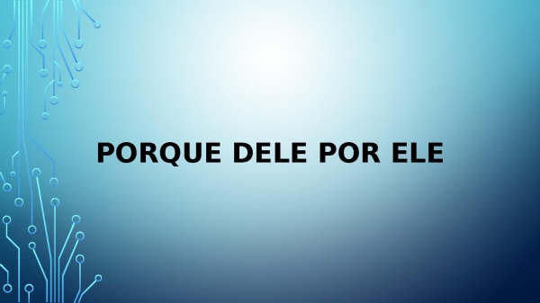 A Ele a glória - página 1