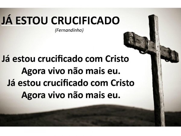 Já estou crucificado - página 1