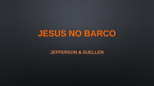 Jesus No Barco - página 1