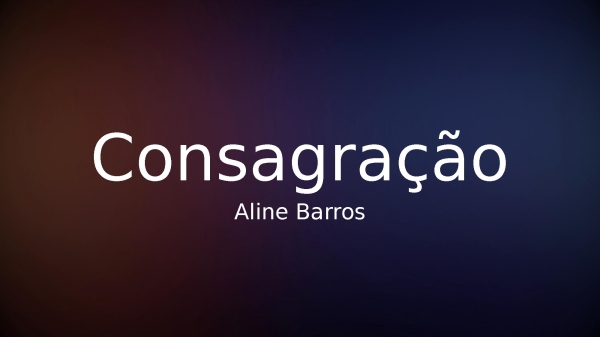 Consagração - página 1