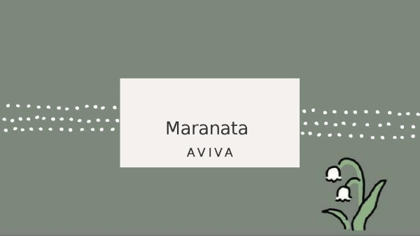 Maranata - página 1