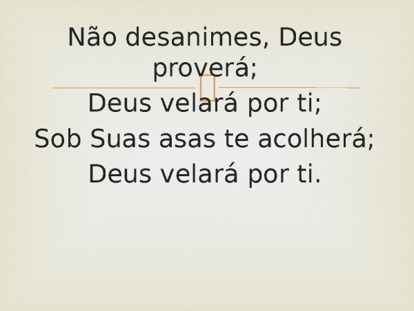 4 - Deus Proverá.pptx - página 2