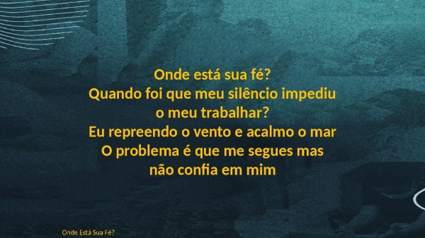 Onde Está Sua Fé - página 13