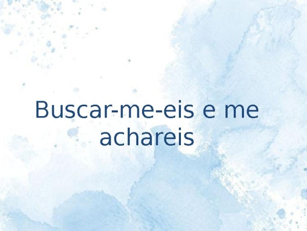 Buscar-me-eis - página 1