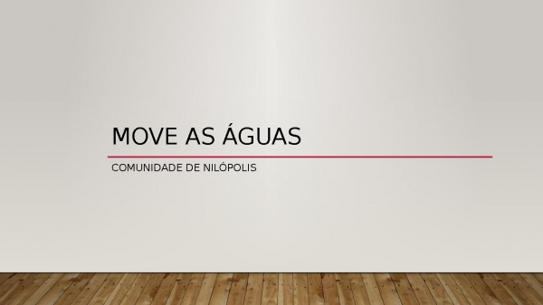 MOVE AS ÁGUAS - página 1