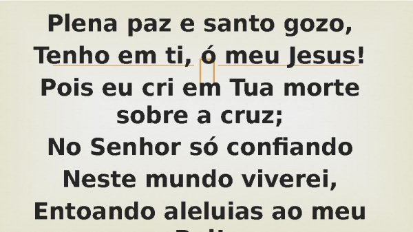 3 - Plena Paz e Santo Gozo.pptx - página 2