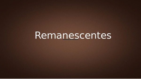 REMANESCENTES - página 1