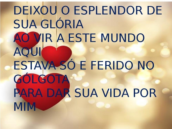 SE ISSSO NÃO FOR POR AMOR.pptx - página 2