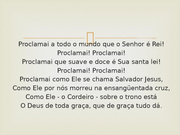 38 - O Senhor É Rei.pptx - página 2