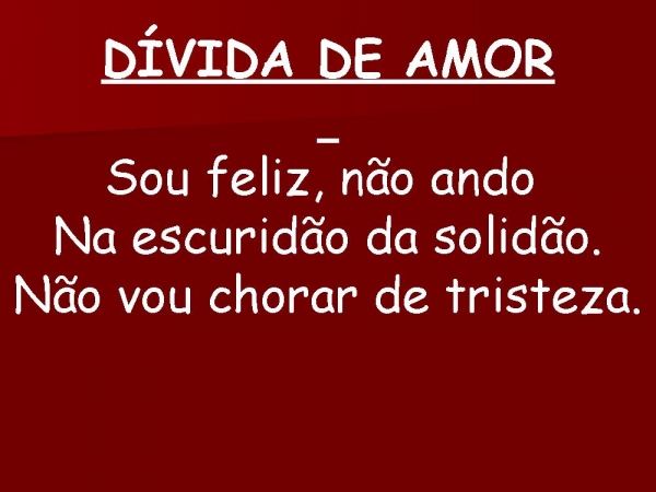 Dívida de amor - página 1