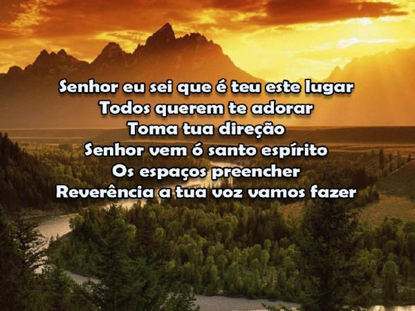 senhor eu sei que é seu esse lugar - página 2
