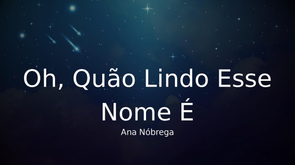 Oh, Quão Lindo Esse Nome É - página 1