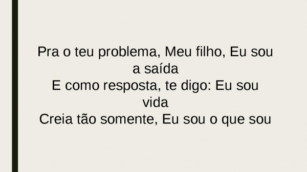 NO TEMPO DELE (sou o que sou).pptx - página 14
