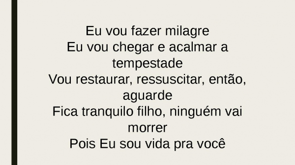 NO TEMPO DELE (sou o que sou).pptx - página 10