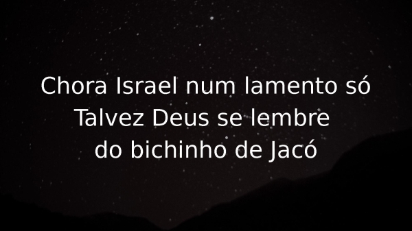 O Lamento de Israel - página 5
