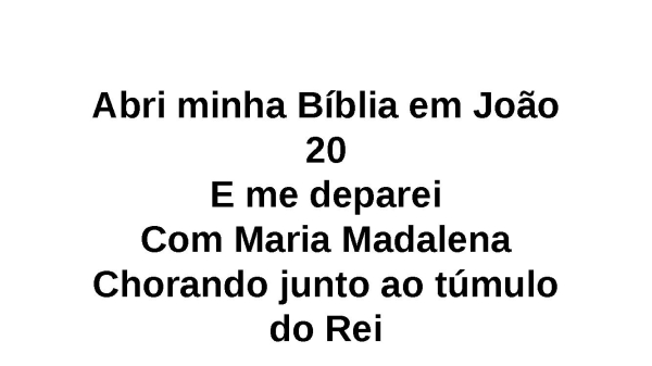 João 20 / Pra Sempre / Porque Ele Vive (Medley) - página 2