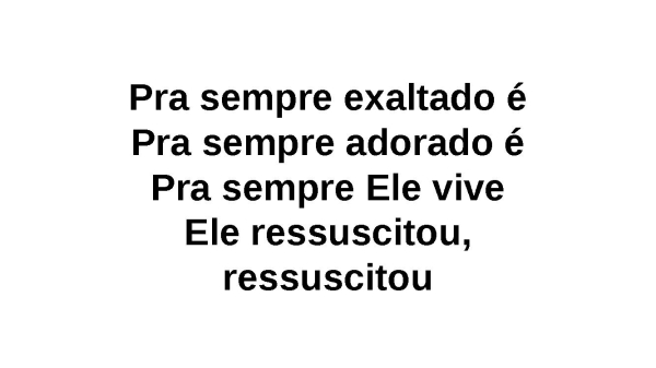 João 20 / Pra Sempre / Porque Ele Vive (Medley) - página 11