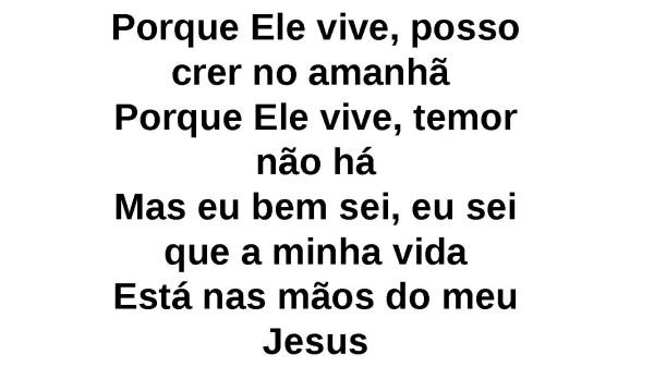 João 20 / Pra Sempre / Porque Ele Vive (Medley) - página 12