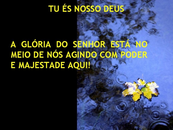 TU ÉS NOSSO DEUS - página 1
