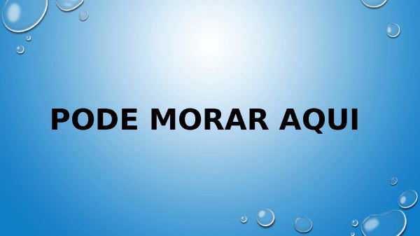 pode morar aqui - página 1