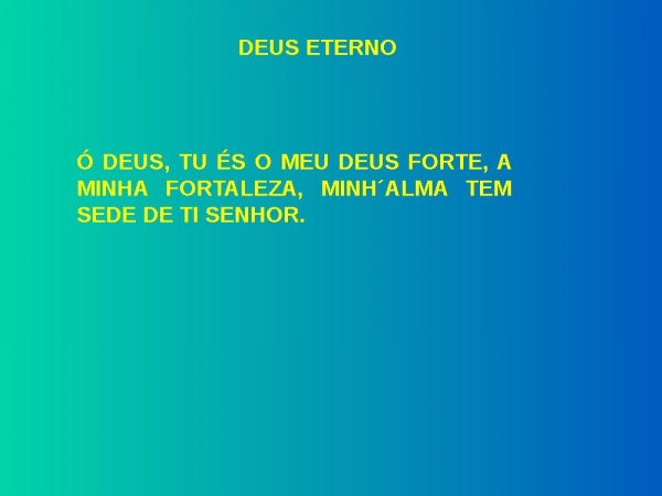DEUS ETERNO - página 1