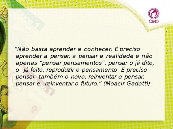 Visão cristã quatro pilares educao.pptx - página 11