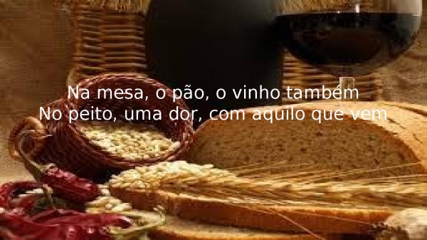 Na mesa o pão o vinho.pptx - página 2