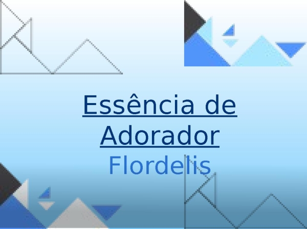 Essência de Adorador - página 1