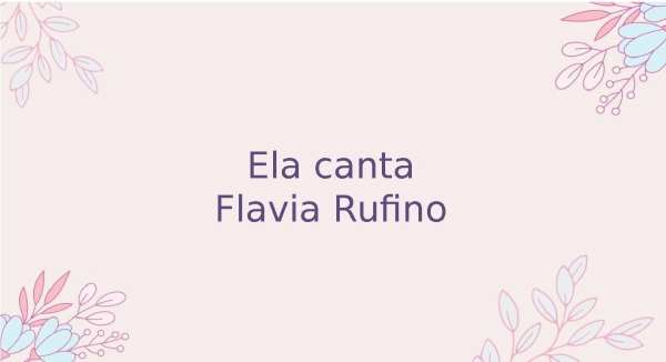 Ela canta - página 1