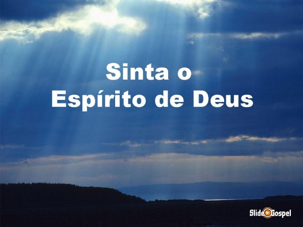 Sinta o espírito de Deus - página 1
