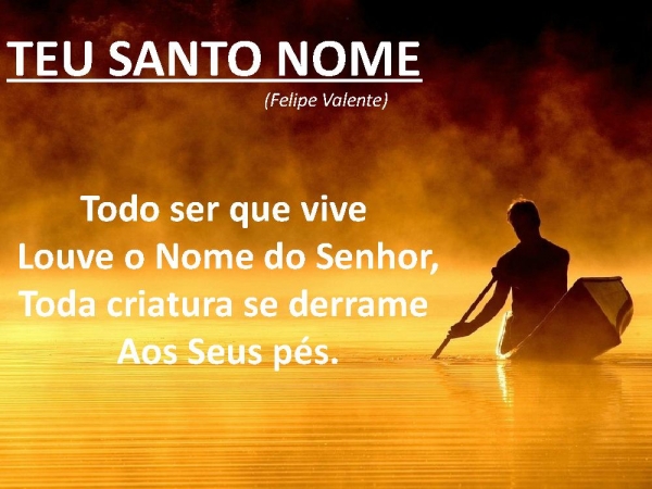 Teu santo nome - página 1