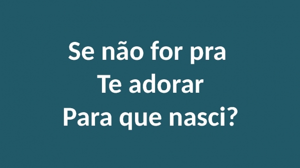 SE NÃO FOR PARA TE ADORAR - página 2