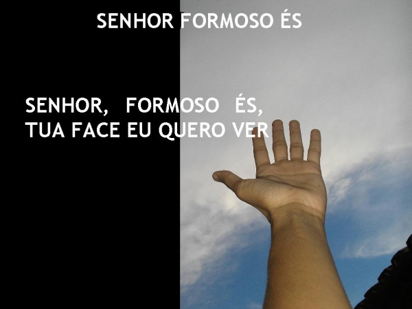 SENHOR FORMOSO ÉS - página 1
