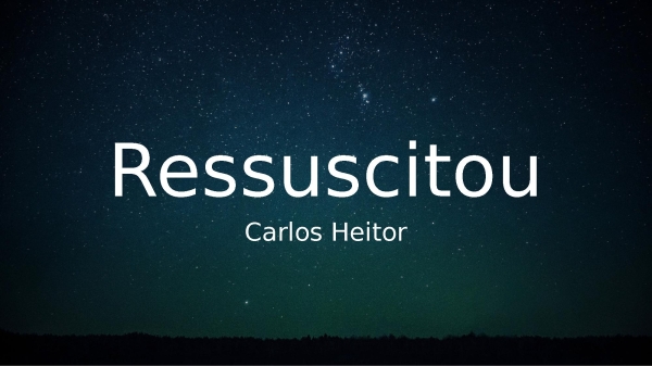 Ressuscitou - página 1