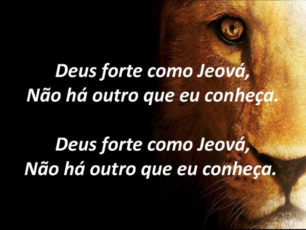 Deus forte como Jeová - página 1