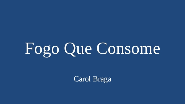 Fogo Que Consome - página 1